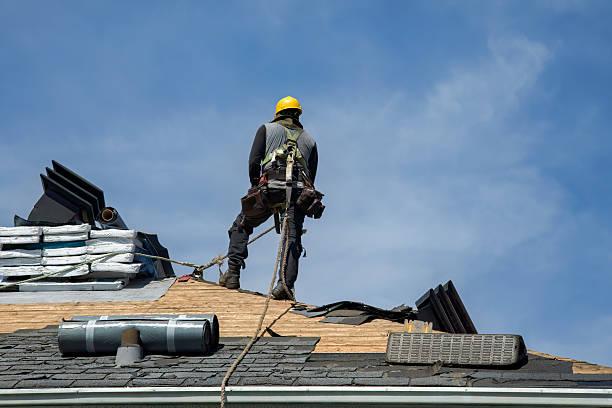 Professional Flat Roof Repair technician working in Juliette, GA